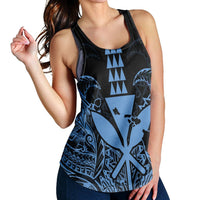 Hawaii Polynesian Kanaka Kakau Racerback Tank - Alan Style Pastel - AH - Polynesian Pride
