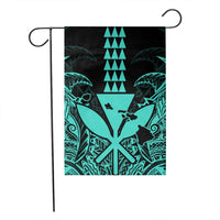 Hawaii Polynesian Kanaka Kakau Flag - Alan Style Turquoise - AH - Polynesian Pride