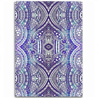Hawaii Polynesian Symmetry Gardient Violet Area Rug - AH Luxurious - Polynesian Pride