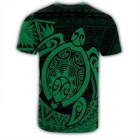 Hawaii Polynesian Turtle T Shirt Green - Polynesian Pride
