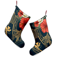 Hawaii Polynesian Turtle Hibiscus Christmas Stocking - Nolan Style - AH - Polynesian Pride