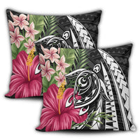 Hawaii Polynesian Turtle Tropical Hibiscus Plumeria Pillow Covers - AH - Polynesian Pride