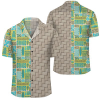 Hawaii Seamless Exotic Tiki Pattern Lauhala Moiety Hawaiian Shirt Unisex Art - Polynesian Pride