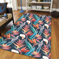 Hawaii Seamless Tropical Flower Hawaiian Summer Area Rug - AH - Polynesian Pride