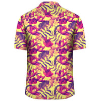 Hawaii Seamless Tropical Flower Plant Pattern Background Hawaiian Shirt - Polynesian Pride