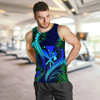 Hawaii Shark Polynesian Tropical Tank Top - Blue - AH - Polynesian Pride