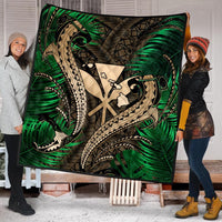 Hawaii Shark Polynesian Tropical Premium Quilts - Gold - AH - Polynesian Pride