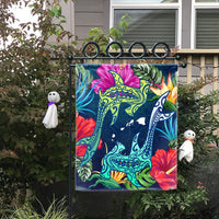 Hawaii Shark Tropical Color Flag - AH - Polynesian Pride