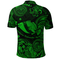 Hawaii State Fish: Humuhumu Nukunuku Apuaa Polynesian Polo Shirt Unique Style Green LT8 - Polynesian Pride