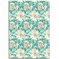 Hawaii Tropical Blue Area Rug - AH Luxurious - Polynesian Pride