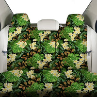 Hawaii Tropical Leaves And Plumeria Back Seat Cover - Polynesian Pride