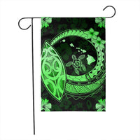 Hawaii Turtle Hibiscus Map Polynesian Flag Green - AH - Polynesian Pride