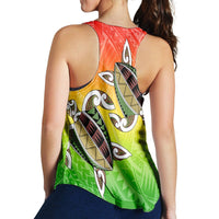 Hawaii Turtle Kanaka Maoli Racerback Tank - AH - Polynesian Pride
