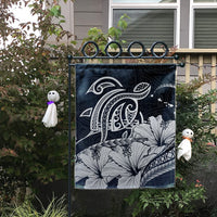 Hawaii Turtle Map Polynesian Flag Safety Gray - AH - Polynesian Pride