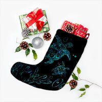 Hawaii Turtle Ohana Paua Shell Christmas Stocking - AH - Polynesian Pride