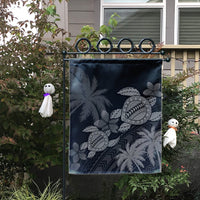 Hawaii Turtle Plumeria Coconut Tree Polynesian Flag - Gray - AH - Polynesian Pride