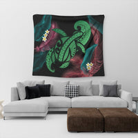 Hawaii Turtle Polynesian Tropical Tapestry - Ghia Style Green - AH - Polynesian Pride