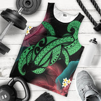 Hawaii Turtle Polynesian Tropical Tank Top - Ghia Style Green - AH - Polynesian Pride