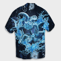 Hawaii Turtle Sea Ohana Hawaiian Shirt - AH - Polynesian Pride
