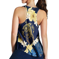 Hawaii Turtle Tropical Racerback Tank - Taha Style - AH - Polynesian Pride