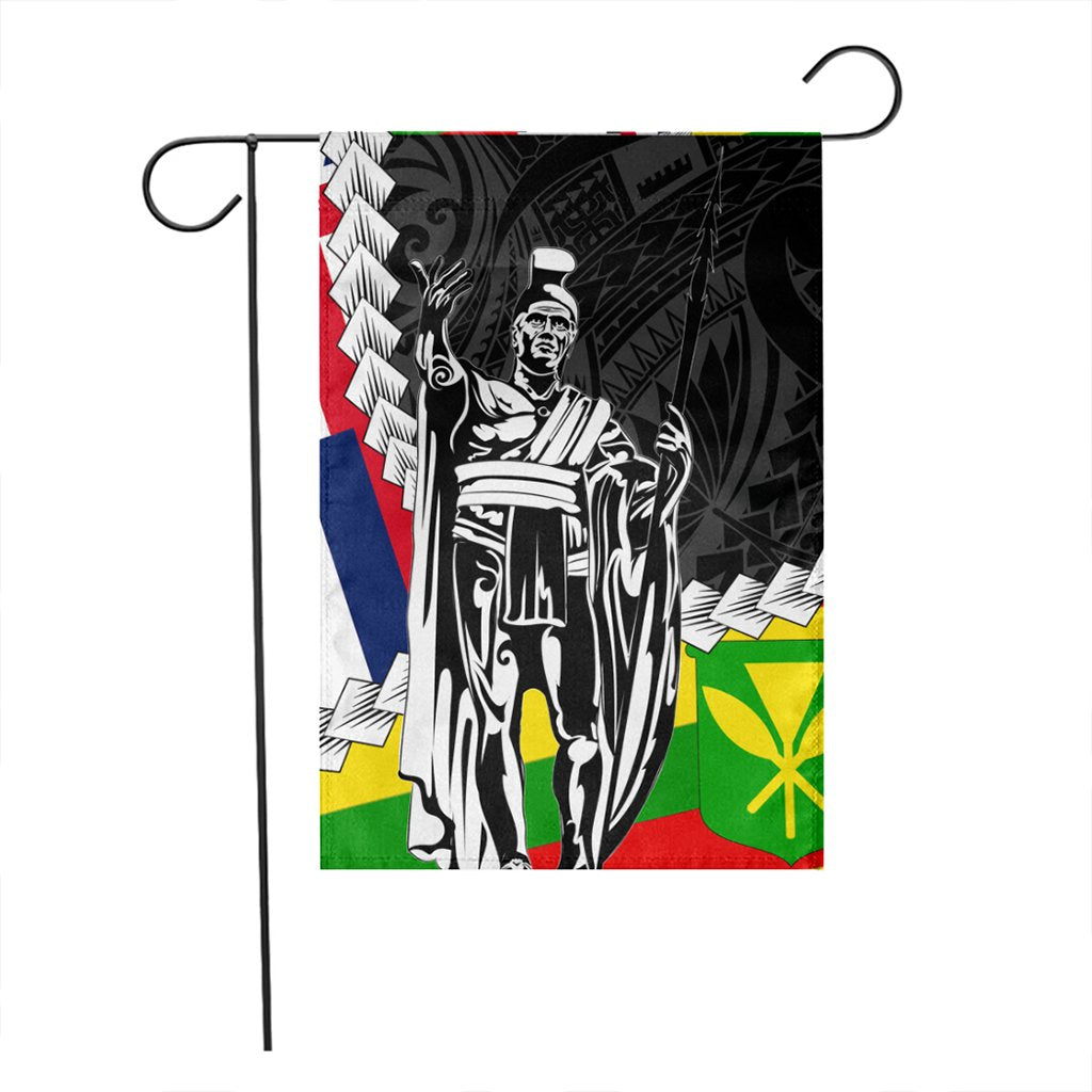 Hawaii Two Flag Kanaka Maoli King Polynesian Flag - AH - Polynesian Pride