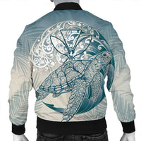 Hawaii Wave Kanaka Turtle Bomber Jacket - AH - Polynesian Pride