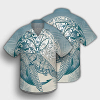 Hawaii Wave Kanaka Turtle Hawaiian Shirt - AH - Polynesian Pride