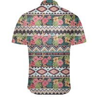 Hawaiian Shirt - Hibiscus Ethnic Mix Tropical Flower Shirt - Polynesian Pride