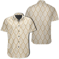 Hawaiian Shirt - Leaves Seamless Pattern Shirt Unisex Black - Polynesian Pride