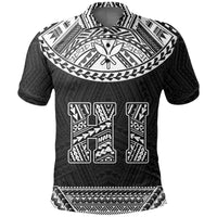 Hawaii Kanaka Polynesian Polo Shirt Divinity White - Polynesian Pride