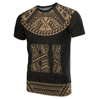 Hawaii Kanaka Polynesian T Shirt Divinity Gold - Polynesian Pride