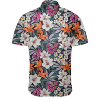 Hawaiian Shirt - Parrot Toucans Hummingbird Flamingo tropical Leaves Shirt - Polynesian Pride