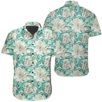 Hawaiian Shirt - Tropical Blue Shirt Unisex Black - Polynesian Pride