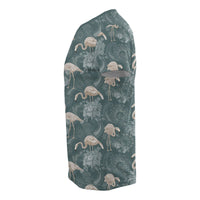 Hawaii Tropical Flamingos and Tropical Plants T Shirt - Polynesian Pride