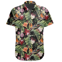 Hawaiian Shirt - Tropical Flowers Watercolor Shirt - Polynesian Pride