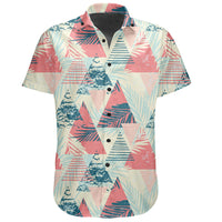 Hawaiian Shirt - Tropical Leaf Triangle Pattern Shirt - Polynesian Pride