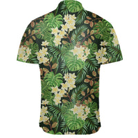 Hawaiian Shirt - Tropical Leaves And Plumeria Shirt - Polynesian Pride