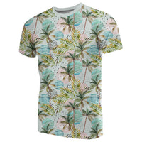 Hawaii Tropical Watercolor Palm Tree Leaf T Shirt - Polynesian Pride