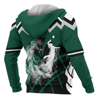 Polynesian Hawaii Zip up Hoodie Volleyball and Map - Polynesian Pride