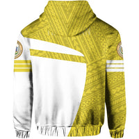 Hawaii Polynesian Sport Hoodie Yellow Premium Style - Polynesian Pride
