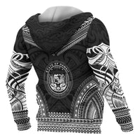 Hawaii Polynesian Chief Custom Hoodie Black Version - Polynesian Pride