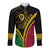Vanuatu Personalised Long Sleeves Button Shirt Proud Ni - Van Special Version LT7 Unisex Black - Polynesian Pride