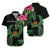 (Custom Personalised) Pohnpei Micronesia Green Hawaiian Shirt Tropical Flowers LT13 Unisex Green - Polynesian Pride