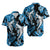 Hawaii Summer Colorful Shark Matching Dress and Hawaiian Shirt Light Blue LT6 No Dress Blue - Polynesian Pride