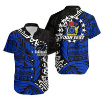 (Custom Personalised)Cook Islands Hawaiian Shirt Pukapuka Polynesian Style LT6 Unisex Blue - Polynesian Pride