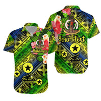 (Custom Personalised) Vanuatu Malampa Hawaiian Shirt Independence Be Proud LT8 Unisex Blue - Polynesian Pride