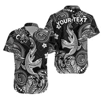 (Custom Personalised) Hawaii Angry Shark Polynesian Hawaiian Shirt Unique Style - Black LT8 - Polynesian Pride