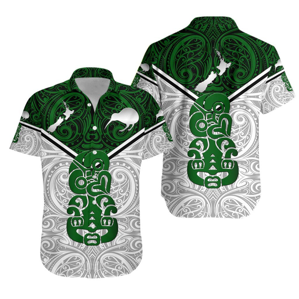 New Zealand Maori Rugby Hawaiian Shirt Pride Version - White Unisex White - Polynesian Pride