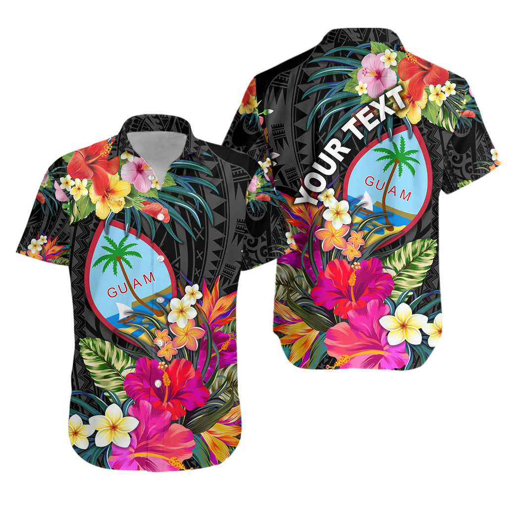 (Custom Personalised) Guam Polynesian Hawaiian Shirt Tropical Flowers - Colorful Vibes LT8 - Polynesian Pride