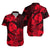 (Custom Personalised) Guam Polynesian Hawaiian Shirt Tropical Flowers - Red LT8 - Polynesian Pride